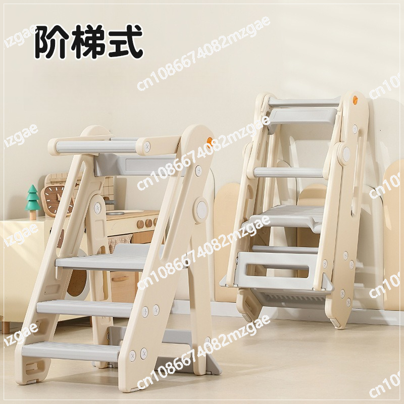Toddler Learning Tower - Tangga Lipat Praktis untuk Belajar, Pijakan