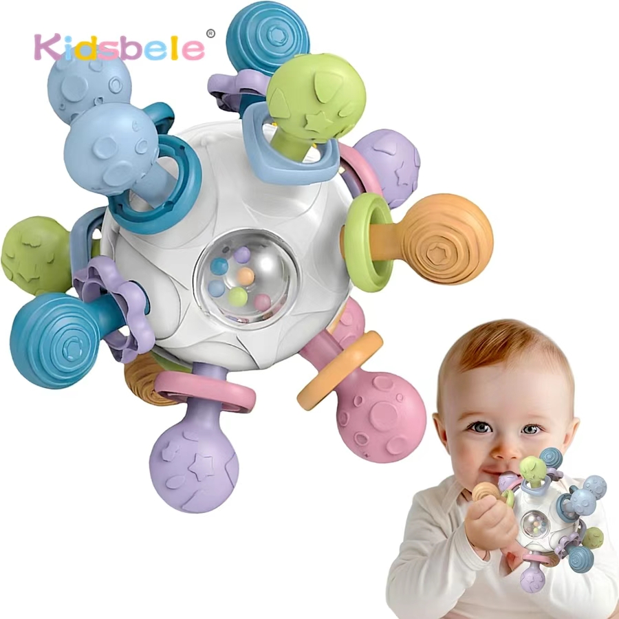 Baby Products Newborn - Mainan Bola Multi Sensorik Goyang, Pegang,