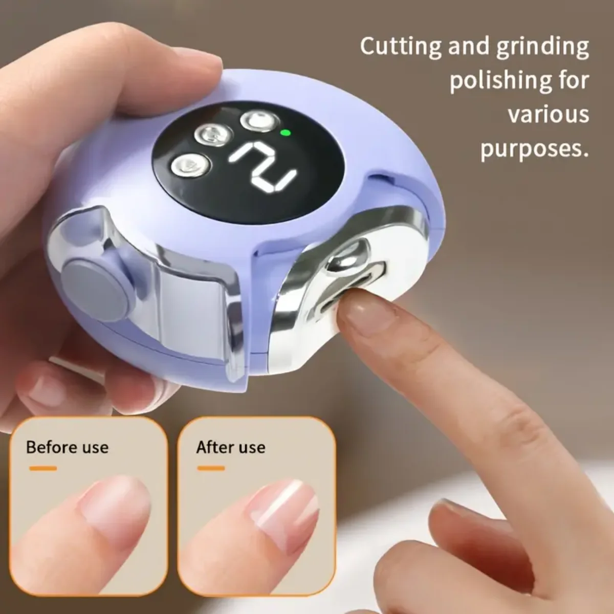 Baby Nail Trimmer Electric - Pemotong Kuku Elektrik 3 in 1