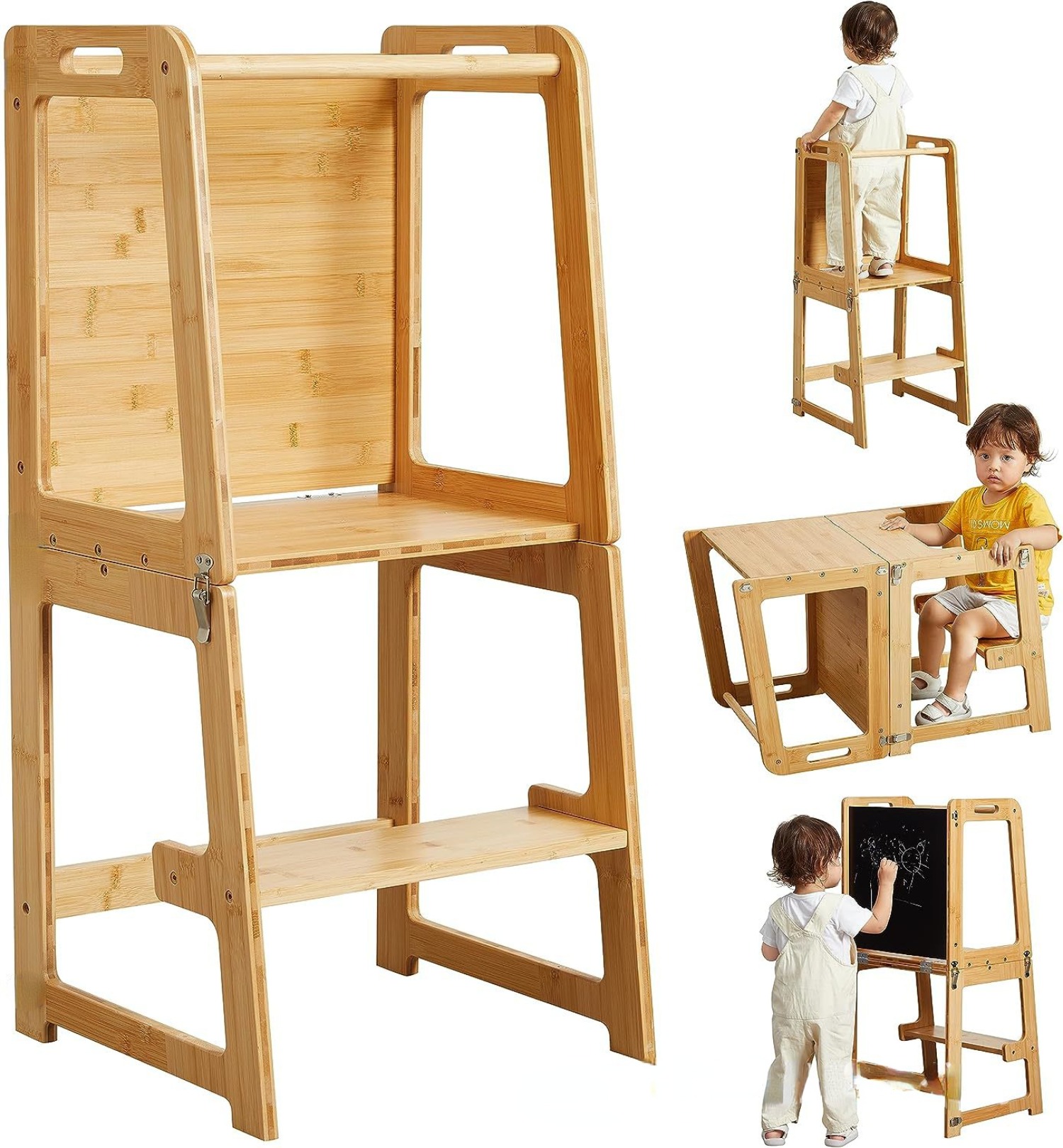 Toddler Learning Tower - Menara Dapur Lipat untuk Balita, Alat