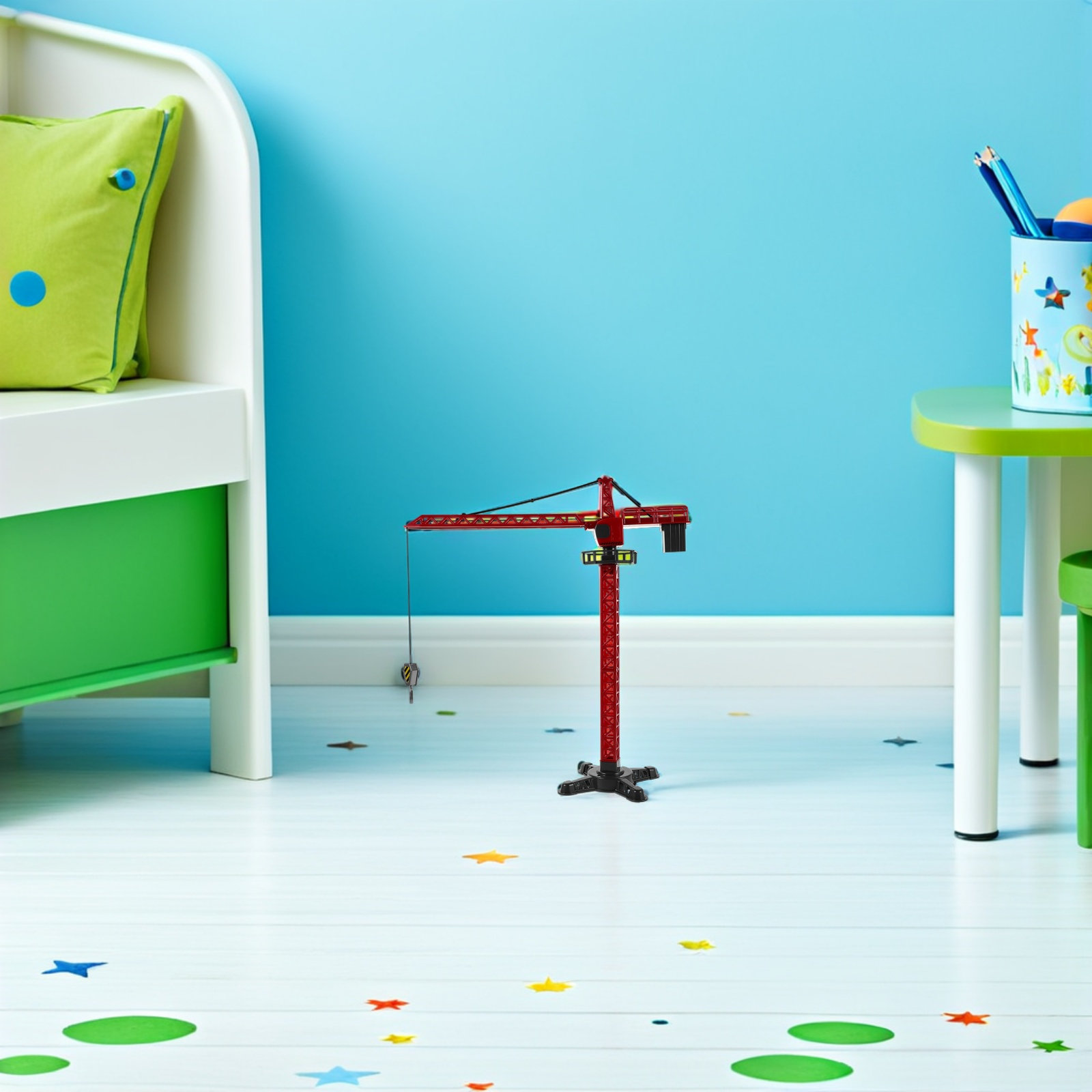 Toddler Learning Tower - 1pcs Mainan Simulasi Tower Crane: Konstruksi