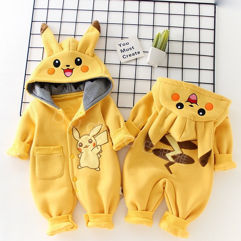 Baby Products In Japan - Piyama Bayi Monster Saku Kartun Pakaian