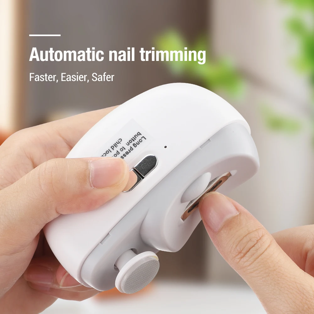 Baby Nail Trimmer Electric - Gunting Kuku Elektrik Penggilingan dan Pemolesan