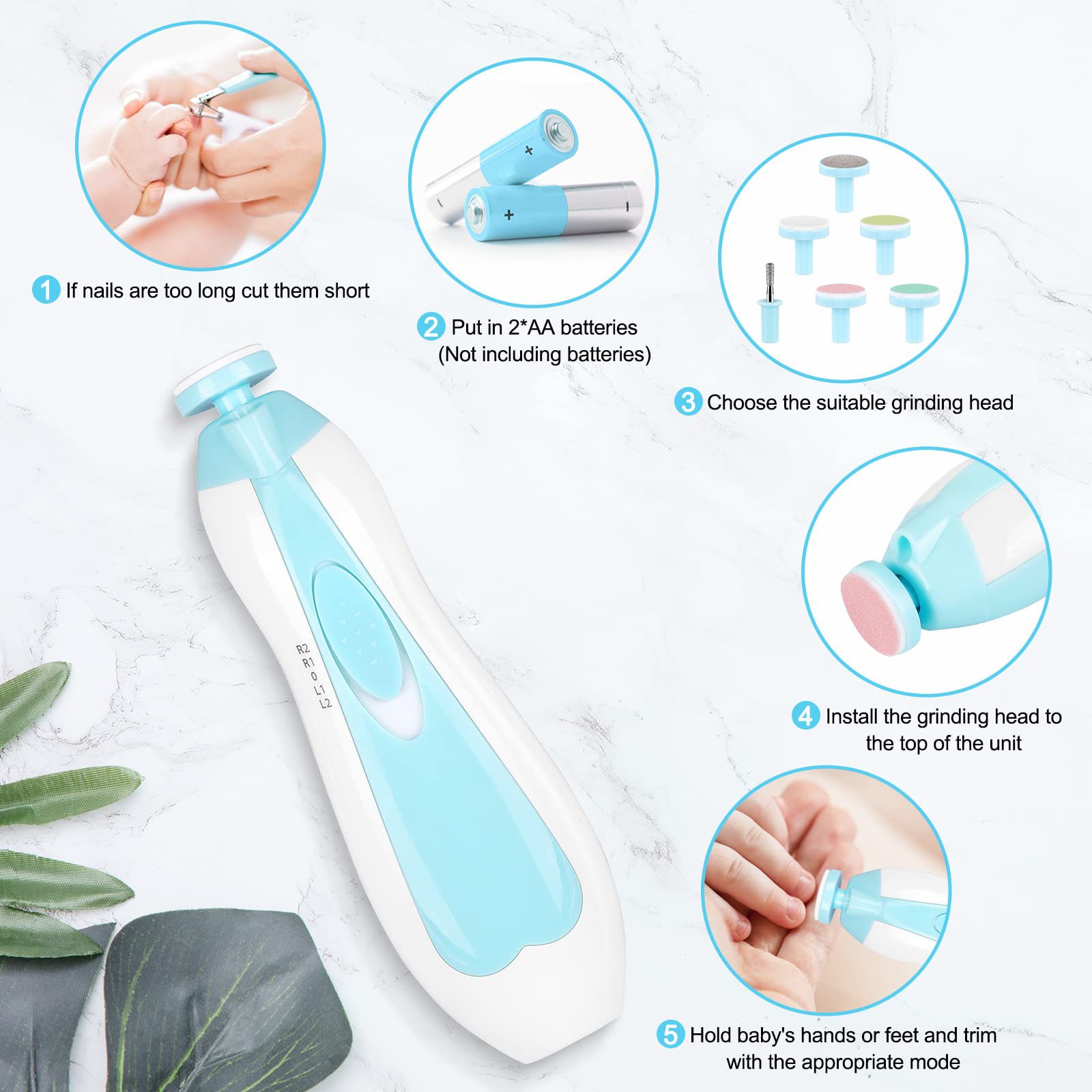 Alat cukur kuku bayi elektrik  - Baby Nail Trimmer Electric ulasan dan harga