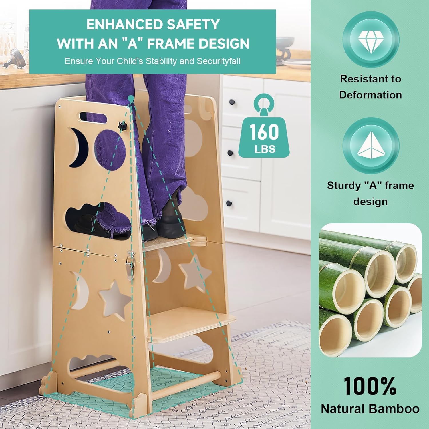 Menara Dapur Lipat untuk Balit - Toddler Learning Tower ulasan dan harga