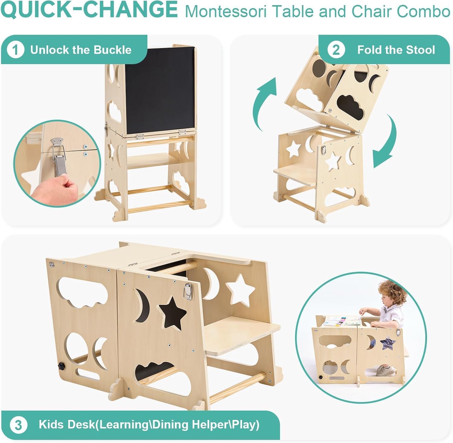 Menara Dapur Lipat untuk Balit - Toddler Learning Tower ulasan dan harga