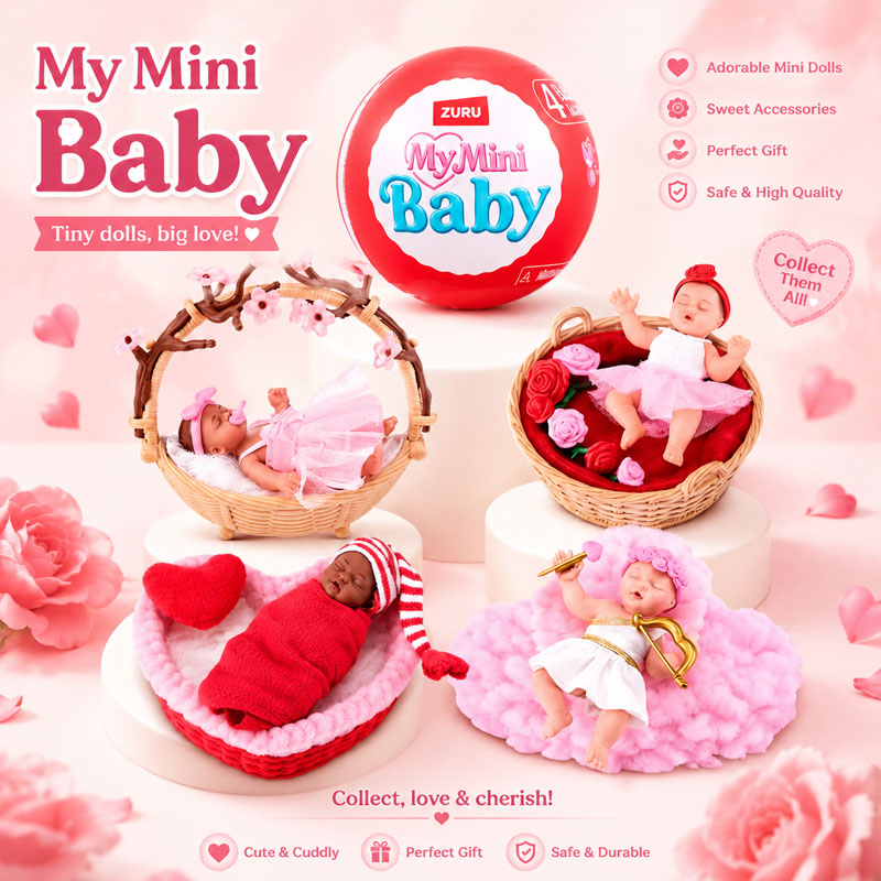 Zuru Mini Brand My Mini Baby S - Baby Products Brands ulasan dan harga