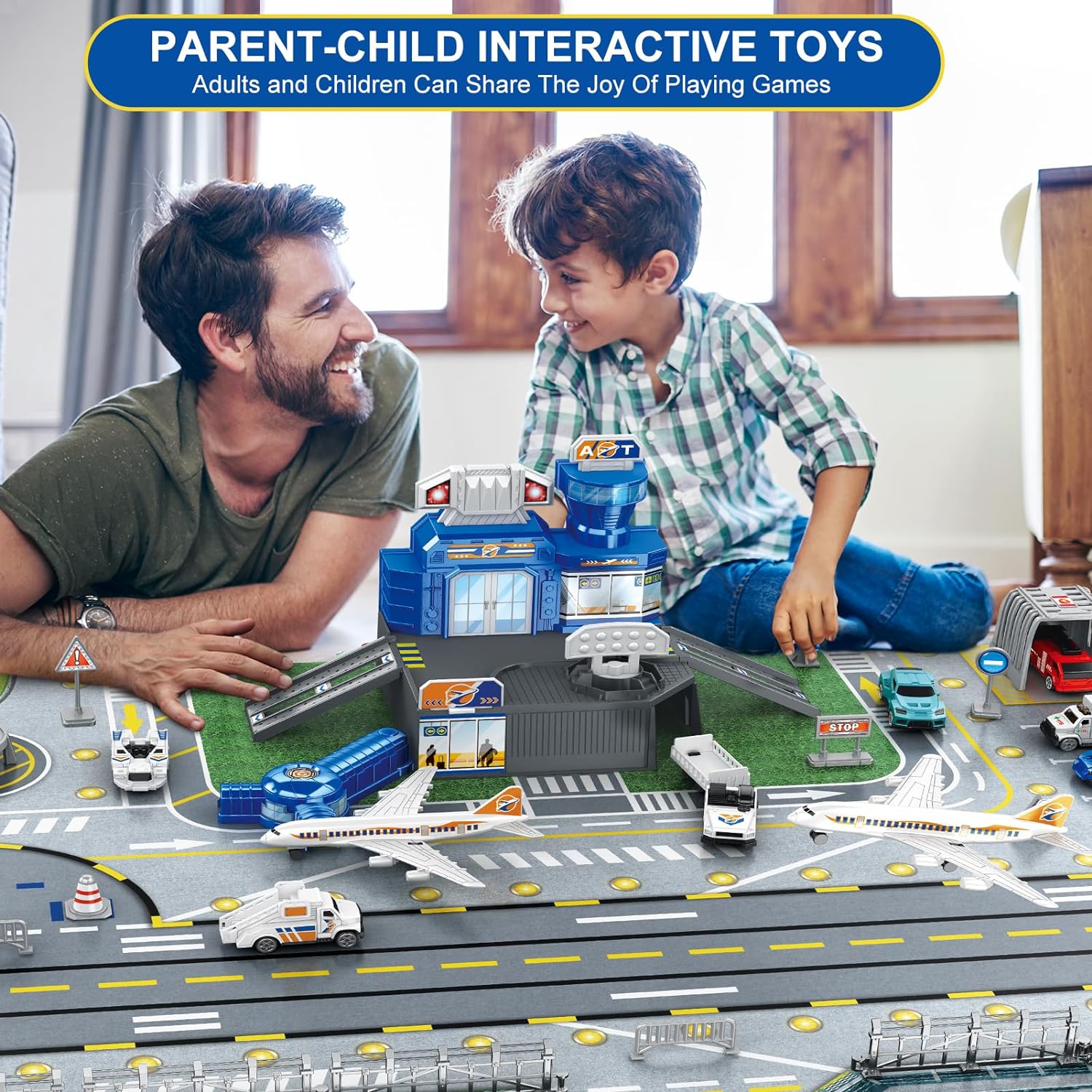 Set Mainan Pemandangan Bandara - Toddler Learning Tower ulasan dan harga