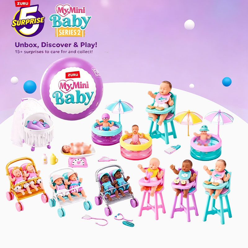 Seri Mini Baby ZURU 5 Bola Kej - Baby Products Brands ulasan dan harga
